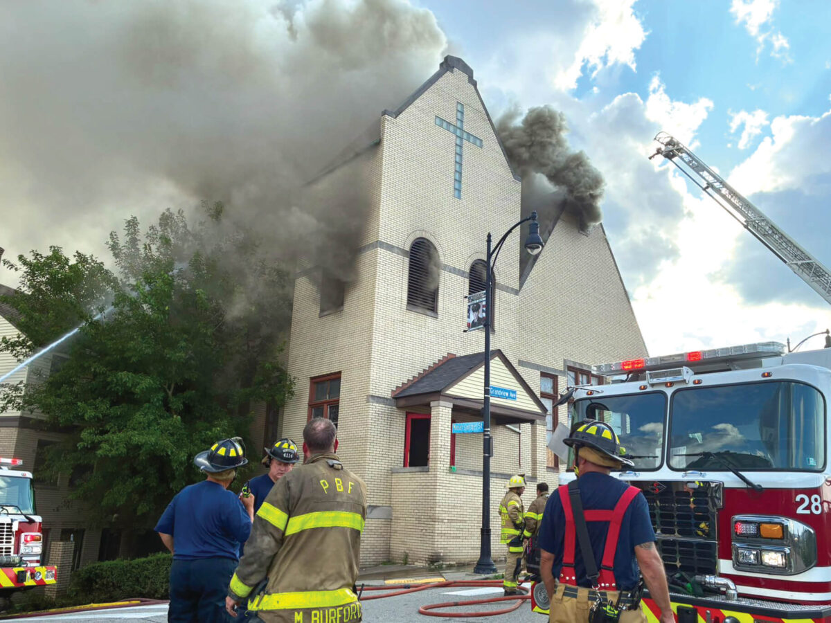 Three-Alarm Fire Burns Vacant Mount Washington Church